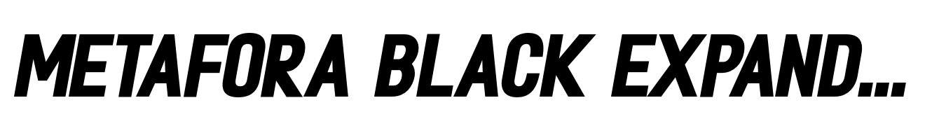 Metafora Black Expanded Oblique
